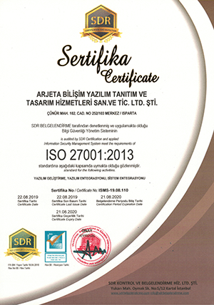 ISO 27001 Belgesi